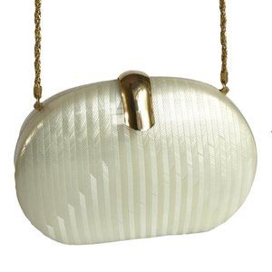 Vintage NORDSTROM 1970s MADE IN ITALY | Shell Clam Handbag